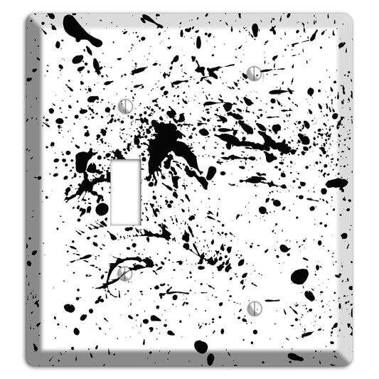 Ink Splash 4 Toggle / Blank Wallplate