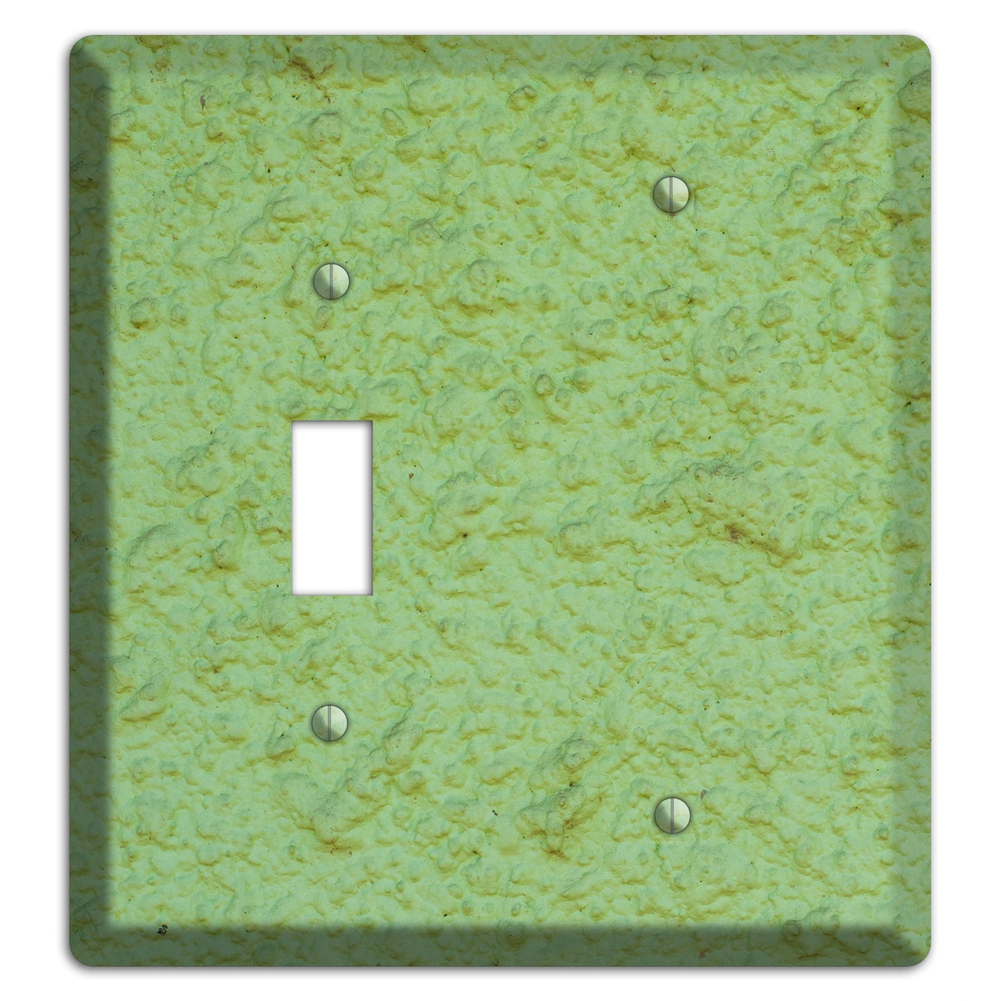 Green Concrete Toggle / Blank Wallplate