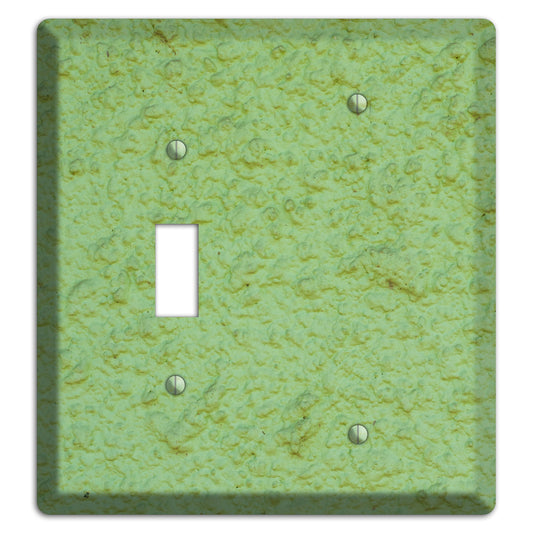 Green Concrete Toggle / Blank Wallplate