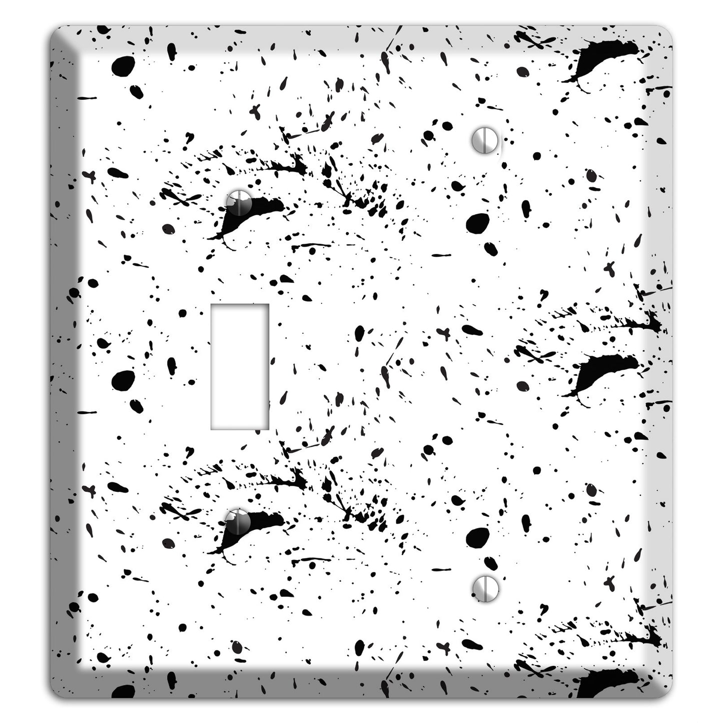 Ink Splash 5 Toggle / Blank Wallplate