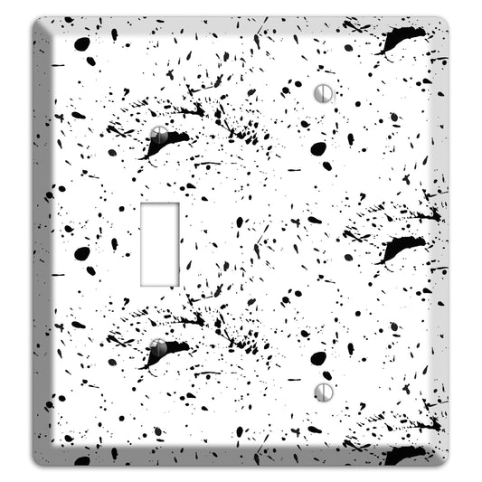 Ink Splash 5 Toggle / Blank Wallplate