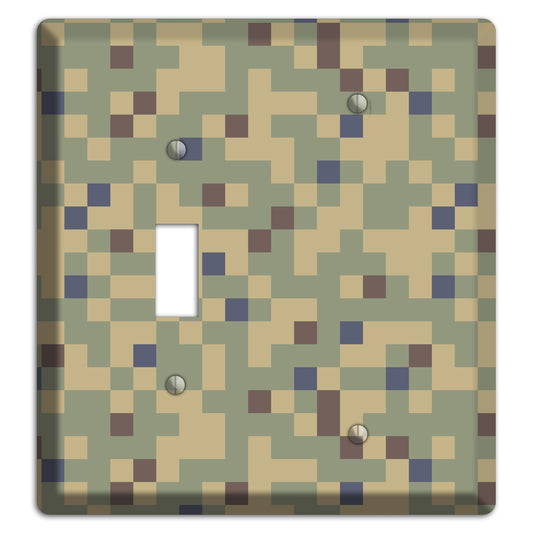 Dual Tex Camo Toggle / Blank Wallplate