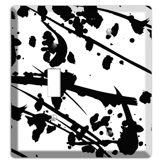 Ink Splash 6 Toggle / Blank Wallplate