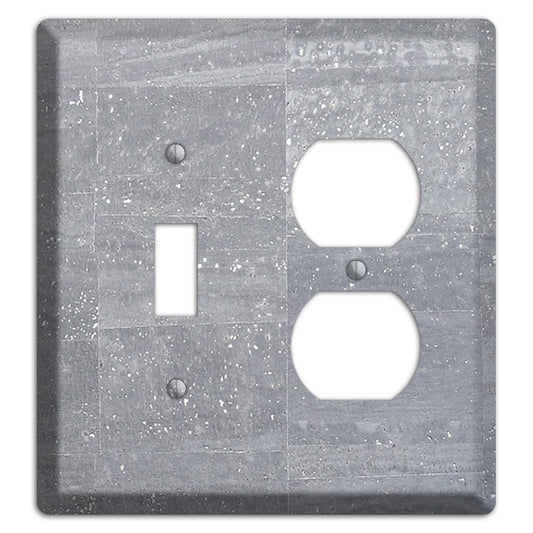 Platinum Cork Toggle / Duplex Wallplate