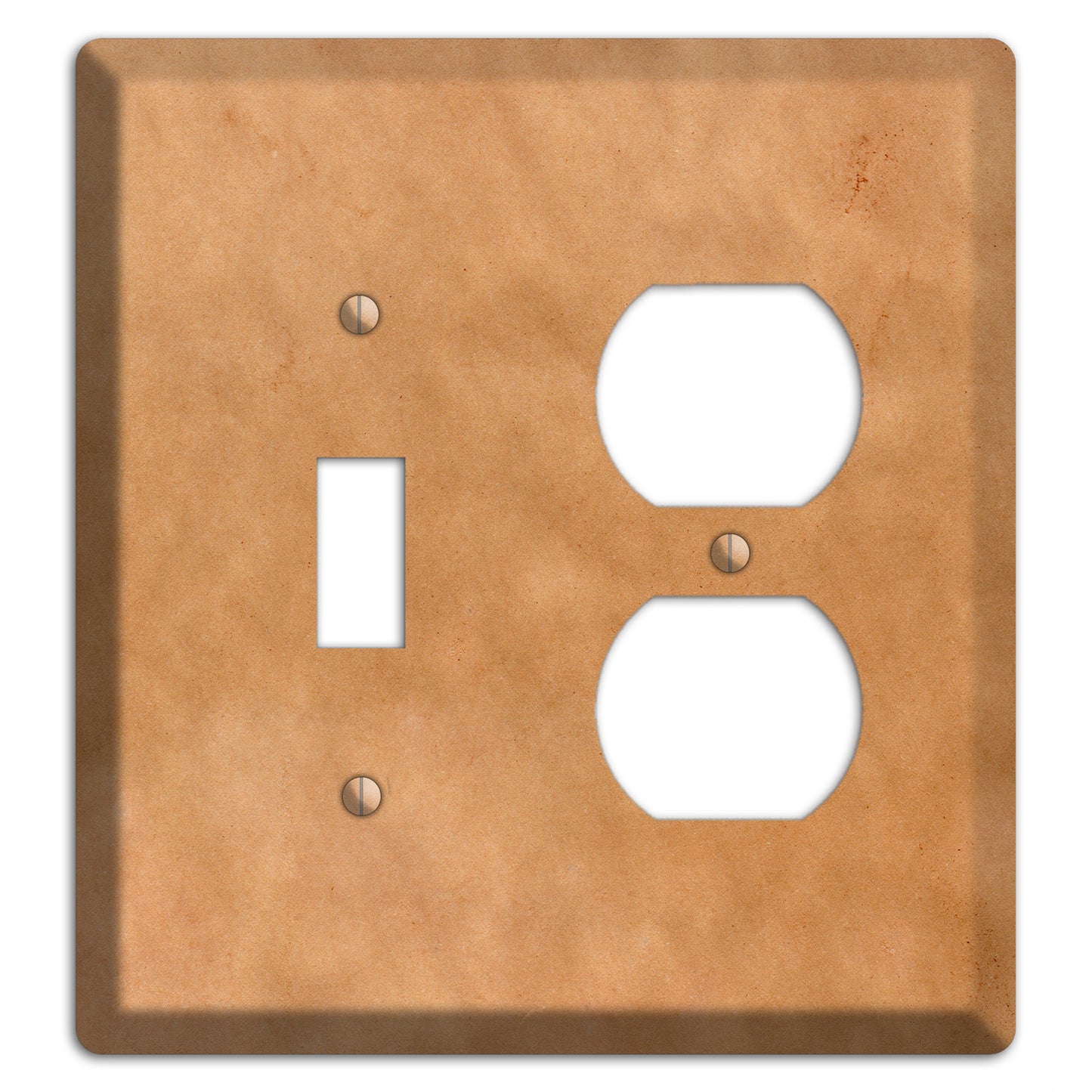 Aged Paper 9 Toggle / Duplex Wallplate