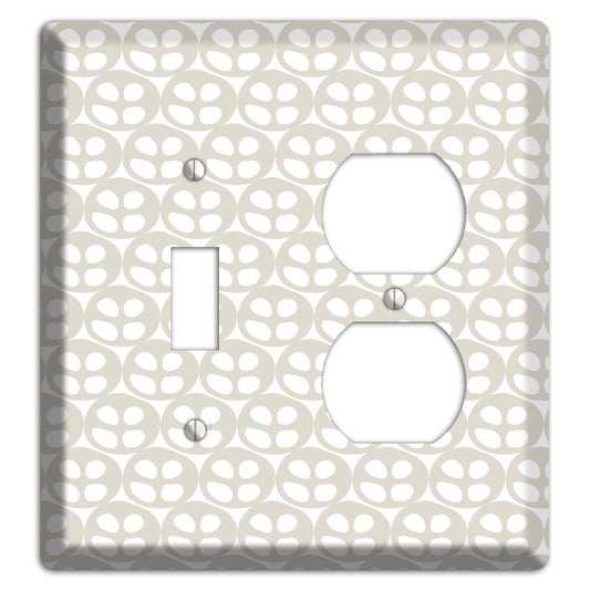 Simple Scandanavian Style AA Toggle / Duplex Wallplate