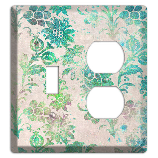 Acapulco Whimsical Damask Toggle / Duplex Wallplate