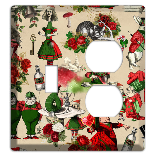 Holiday in Wonderland Characters Toggle / Duplex Wallplate