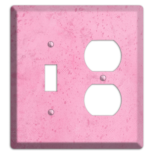 Illusion Pink Texture Toggle / Duplex Wallplate