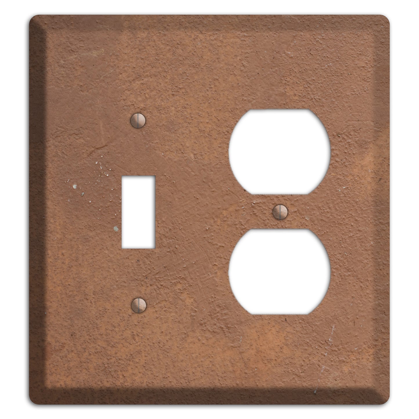 Brown Concrete Toggle / Duplex Wallplate