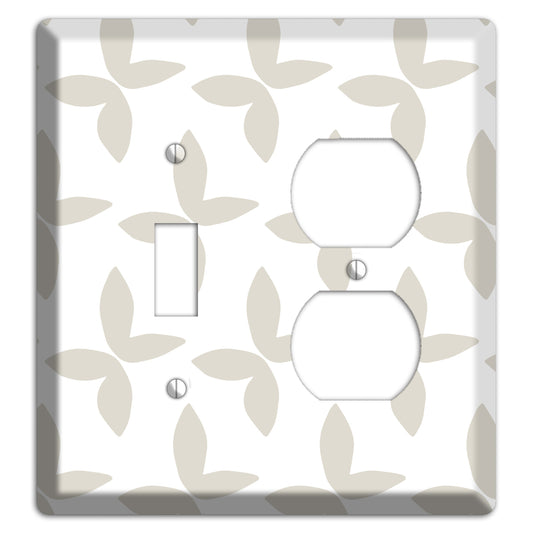 Simple Scandanavian Style O Toggle / Duplex Wallplate