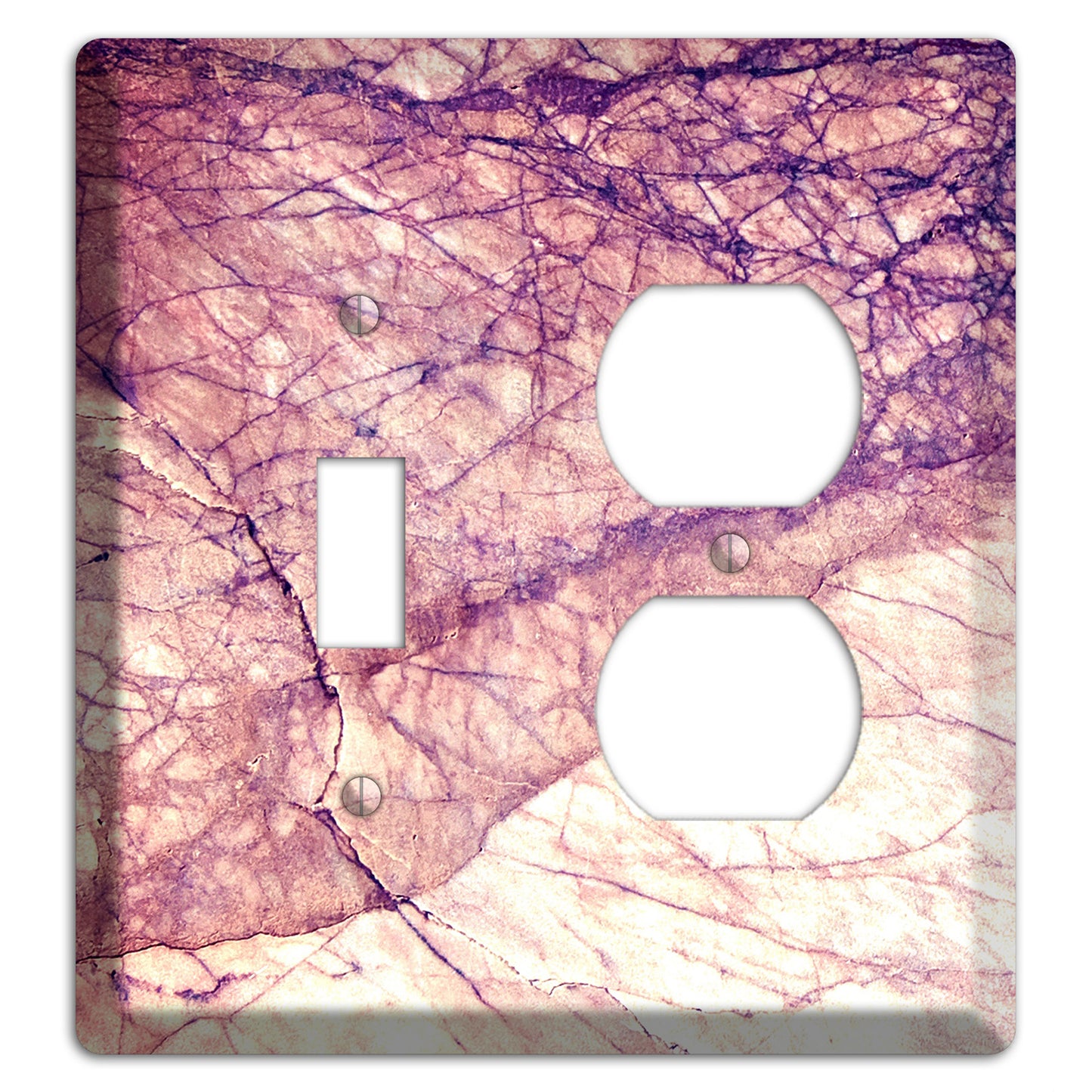 Cavern Pink Marble Toggle / Duplex Wallplate