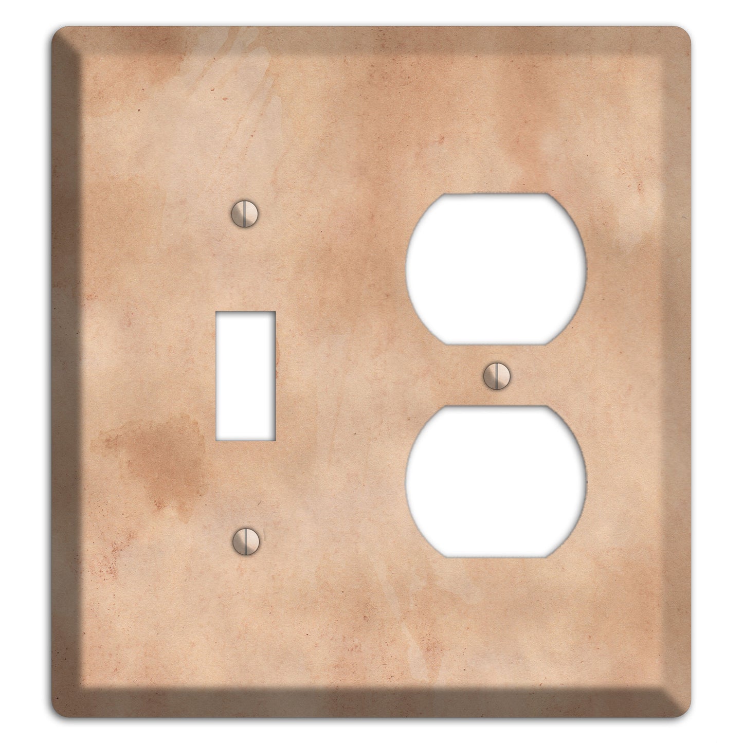 Aged Paper 4 Toggle / Duplex Wallplate