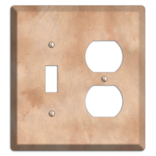 Aged Paper 4 Toggle / Duplex Wallplate