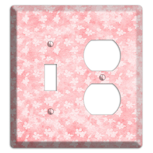 Abbey Soft Coral Toggle / Duplex Wallplate