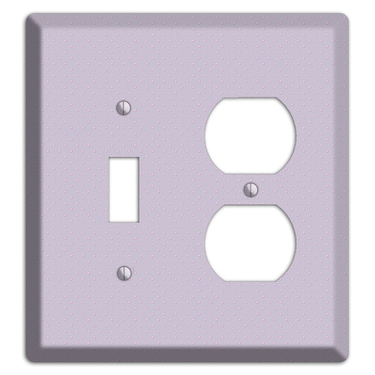 Lavende with Tiny Dots Toggle / Duplex Wallplate