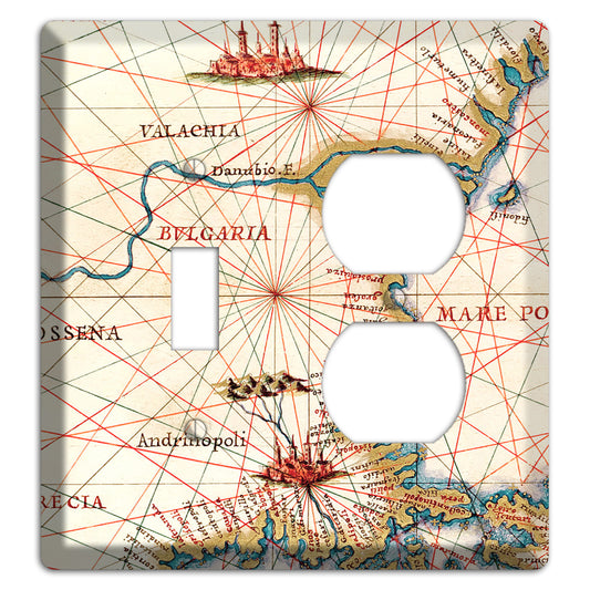 Map of Bulgaria Toggle / Duplex Wallplate