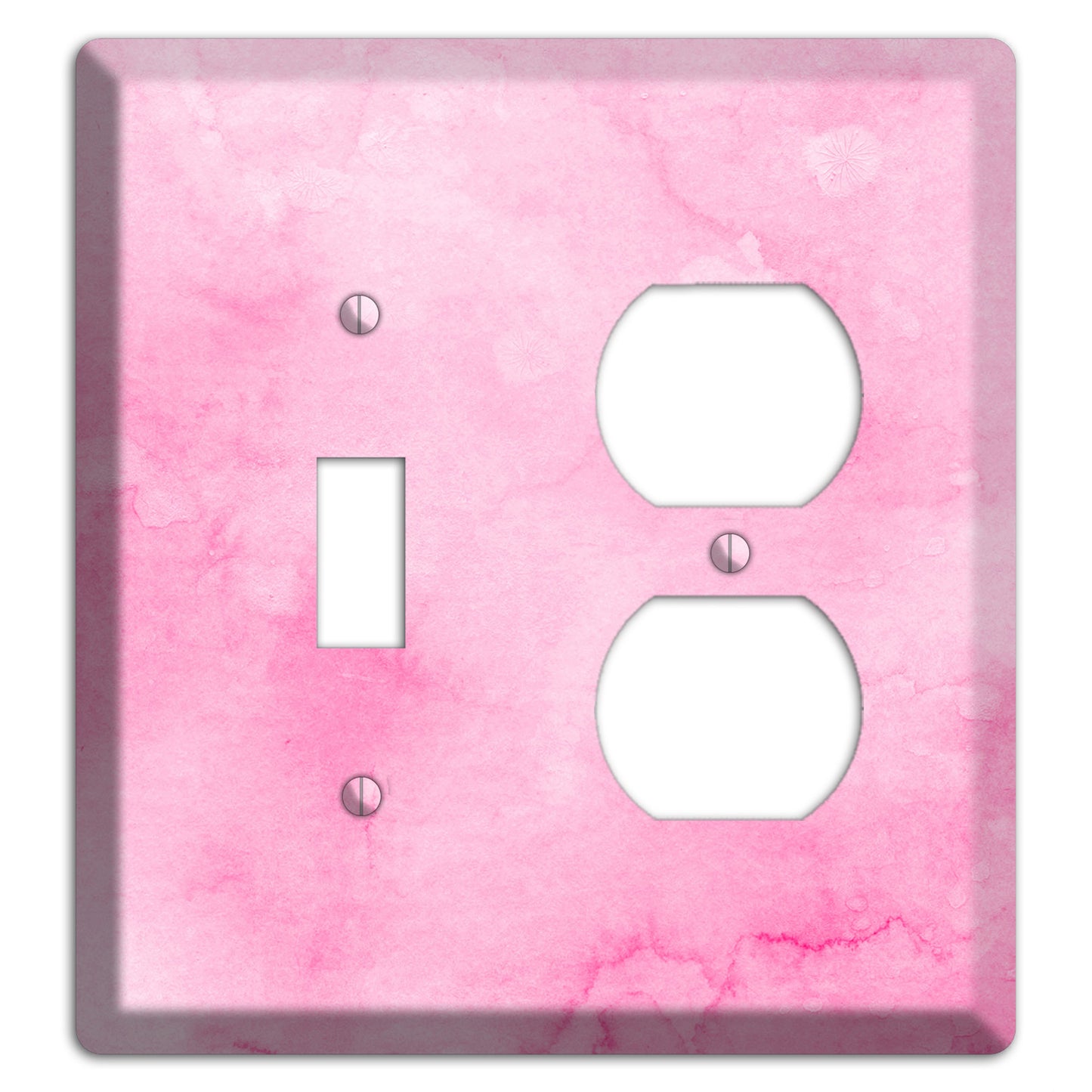 Cinderella Pink Texture Toggle / Duplex Wallplate