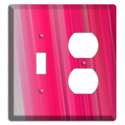 Pink Ray of Light Toggle / Duplex Wallplate