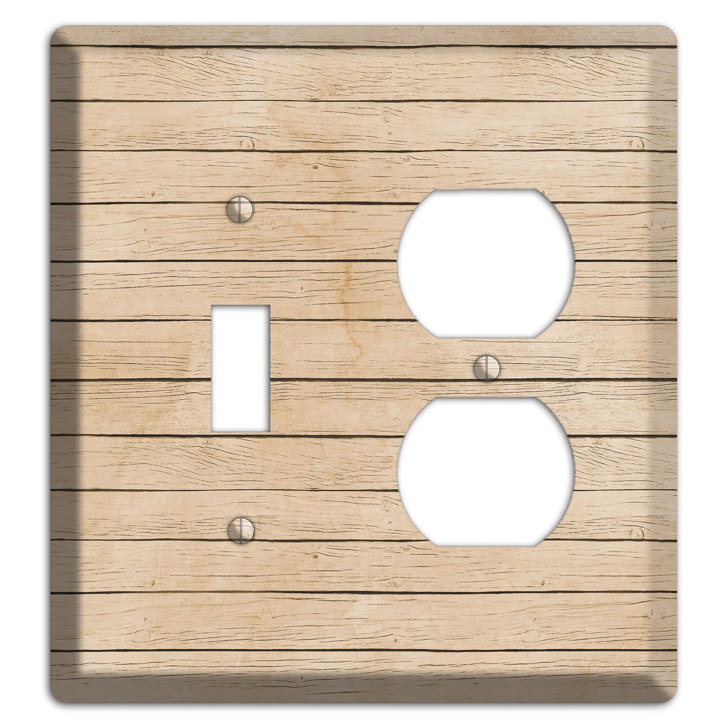 Akaroa Neutral Texture Toggle / Duplex Wallplate