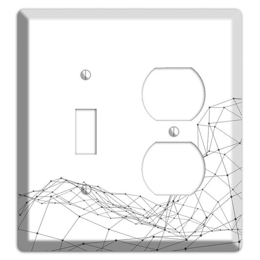 Linear H Toggle / Duplex Wallplate