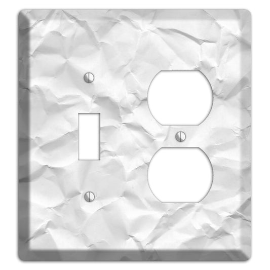 Alto Crinkled Paper Toggle / Duplex Wallplate