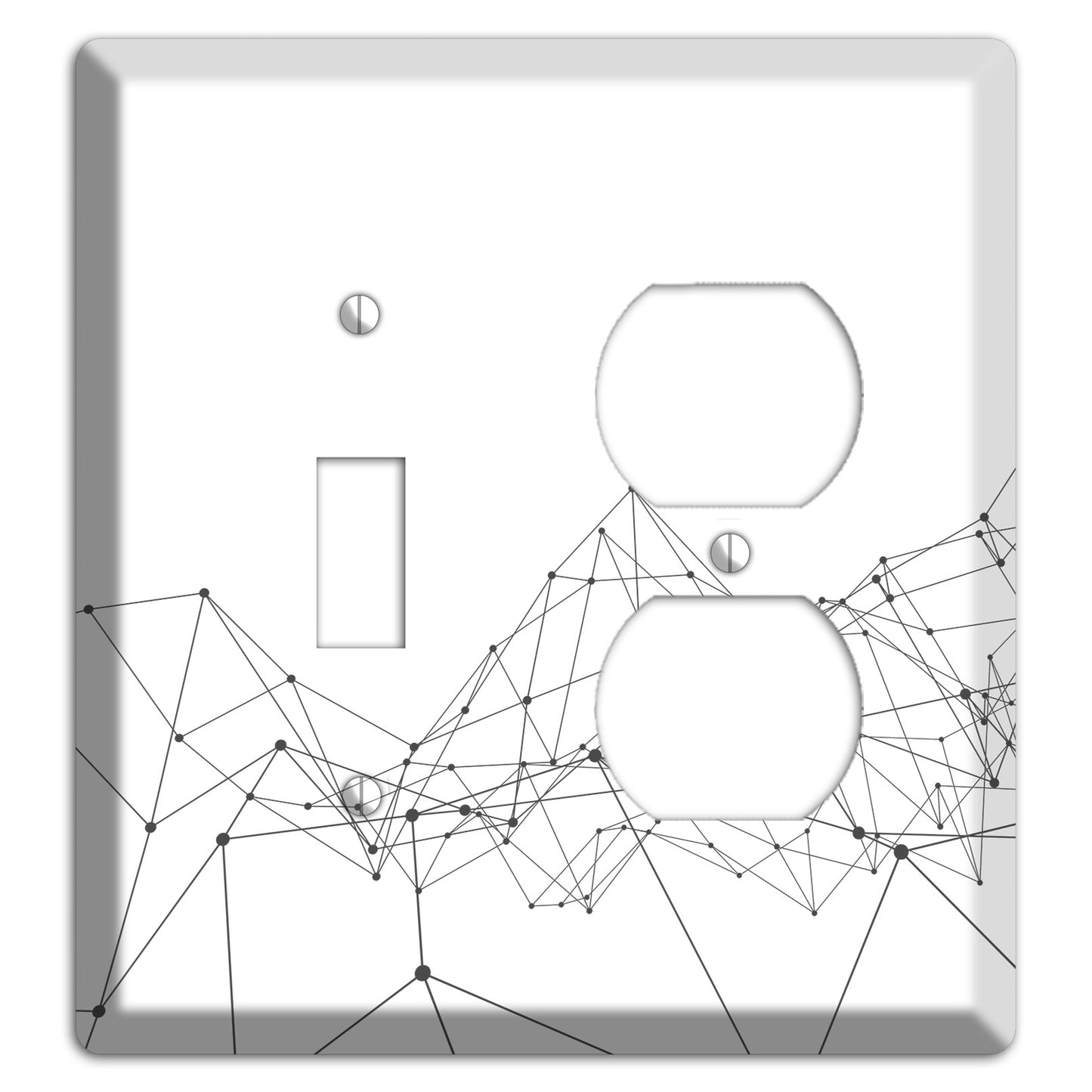 Linear B Toggle / Duplex Wallplate