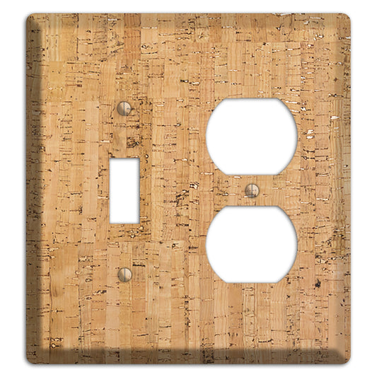 Natural Cork Toggle / Duplex Wallplate