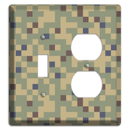 Dual Tex Camo Toggle / Duplex Wallplate