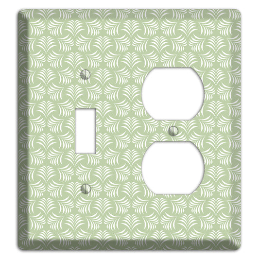 Leaves Style V Toggle / Duplex Wallplate