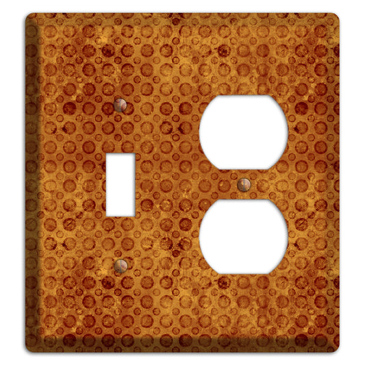 Maroon Circles Toggle / Duplex Wallplate