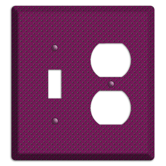 Purple Small Dots Toggle / Duplex Wallplate