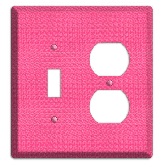 Tiny Pink Hearts Toggle / Duplex Wallplate