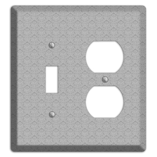 Light Grey Cartouche Toggle / Duplex Wallplate