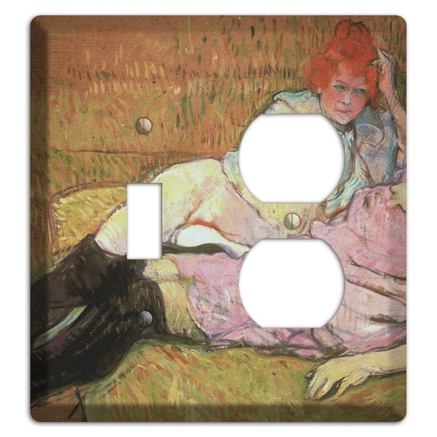 Toulouse-Lautrec 2 Toggle / Duplex Wallplate