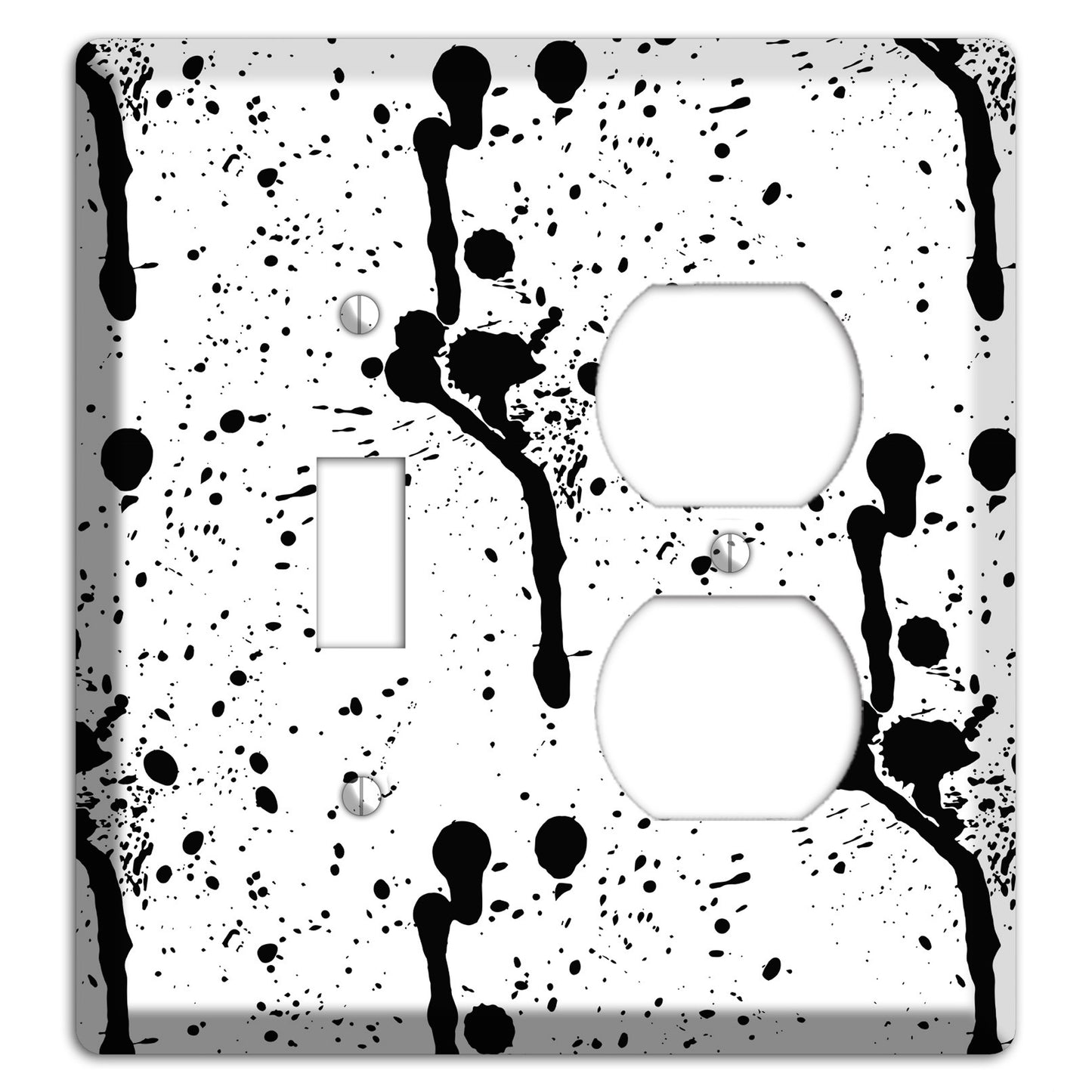 Ink Drips 6 Toggle / Duplex Wallplate