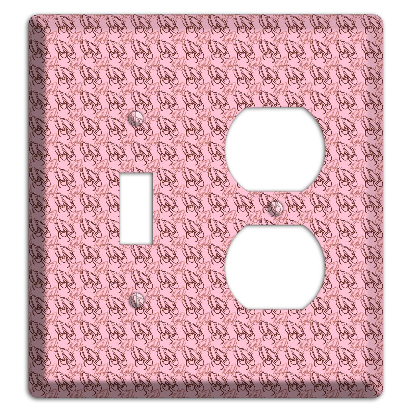 Pink Ballet Slippers Toggle / Duplex Wallplate