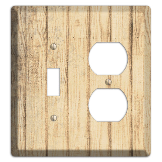 Hampton Weathered Wood Toggle / Duplex Wallplate