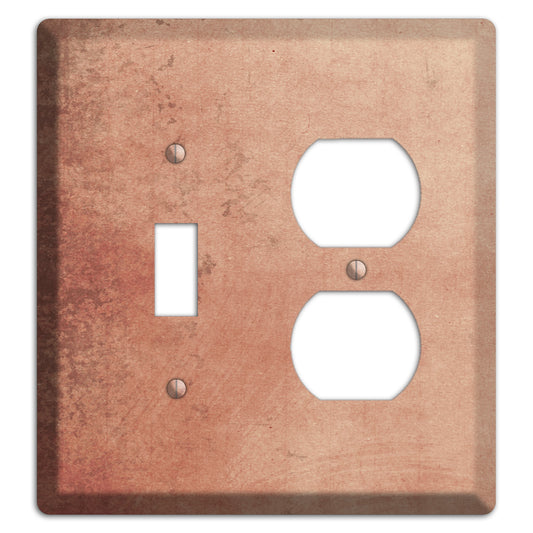 Tan Vintage Grunge Toggle / Duplex Wallplate