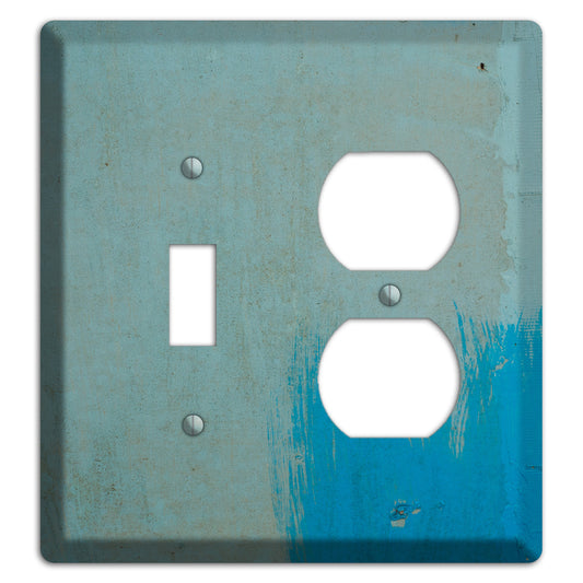 Blue Concrete Toggle / Duplex Wallplate