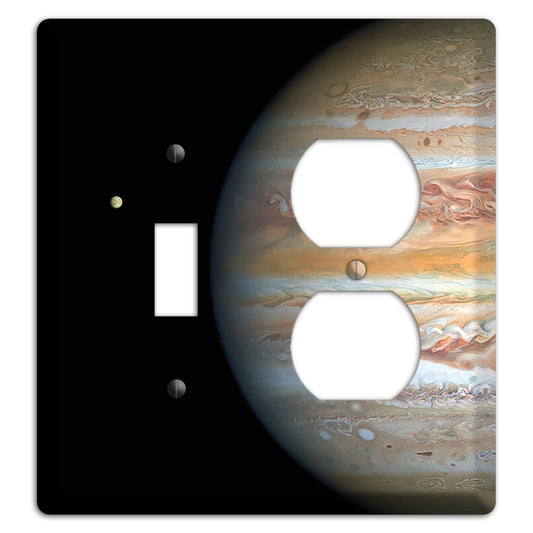 Hubble's View of Jupiter and Europa Toggle / Duplex Wallplate