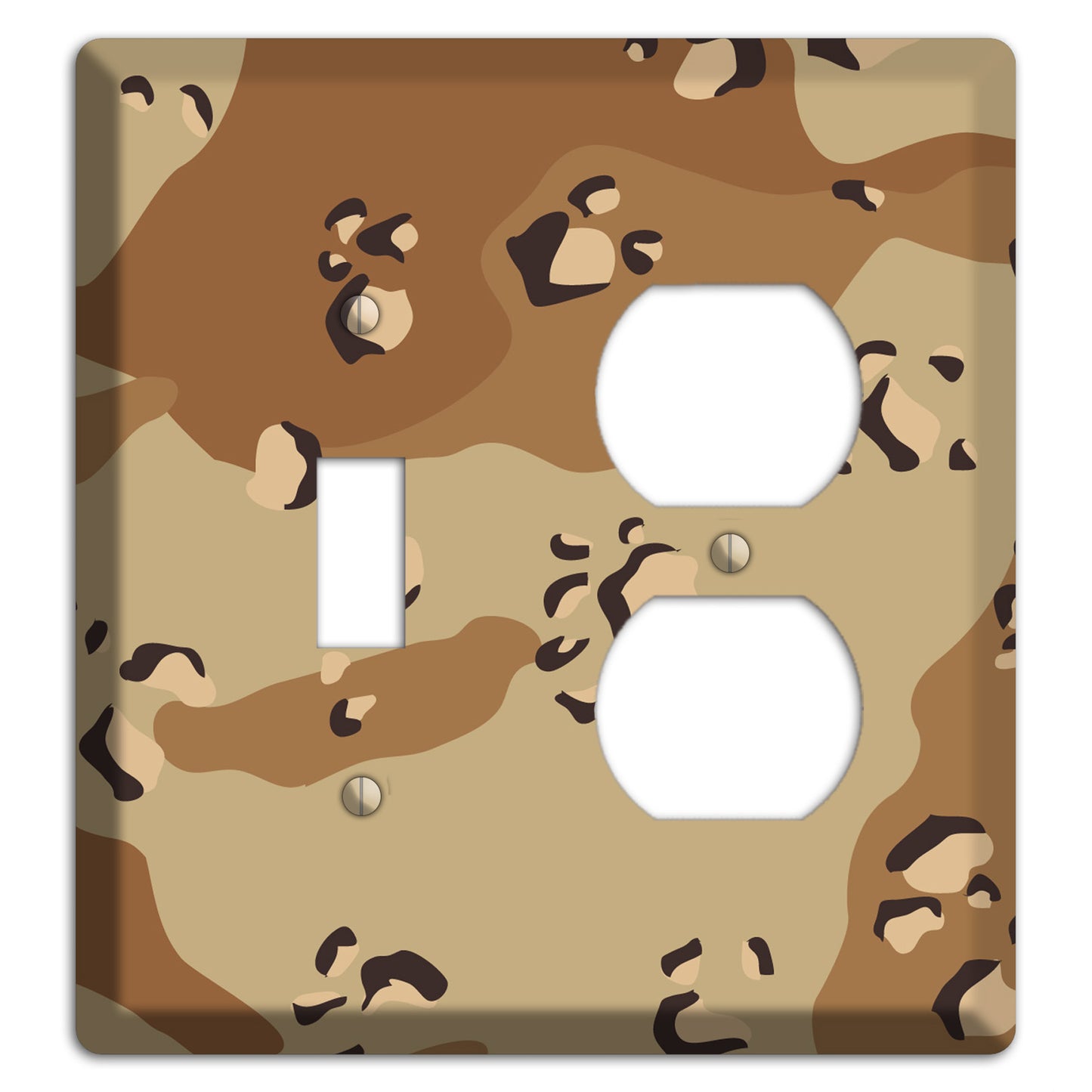 Desert Camo Toggle / Duplex Wallplate