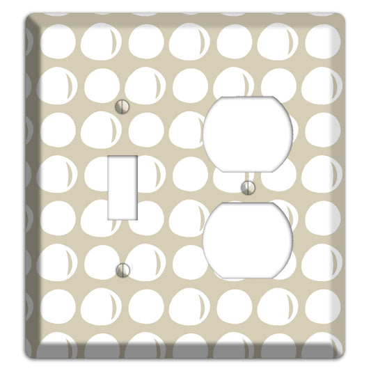 Simple Scandanavian Style KK Toggle / Duplex Wallplate