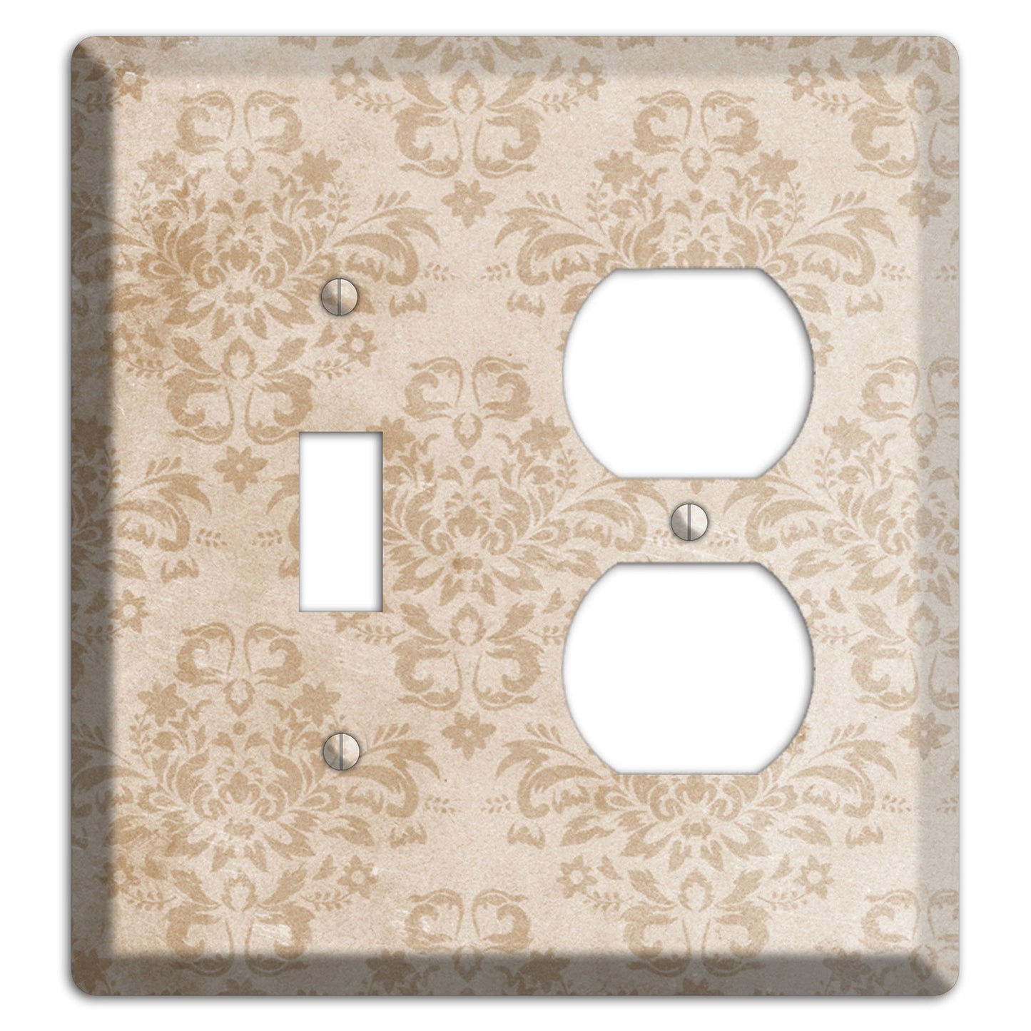 Bizarre Neutral Texture Toggle / Duplex Wallplate