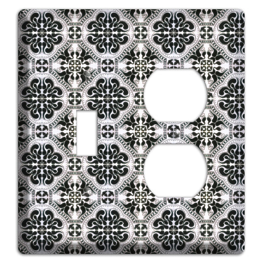 Tavira Tiles 5 Toggle / Duplex Wallplate