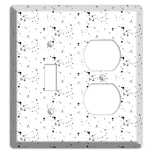 Ink Drops 8 Toggle / Duplex Wallplate