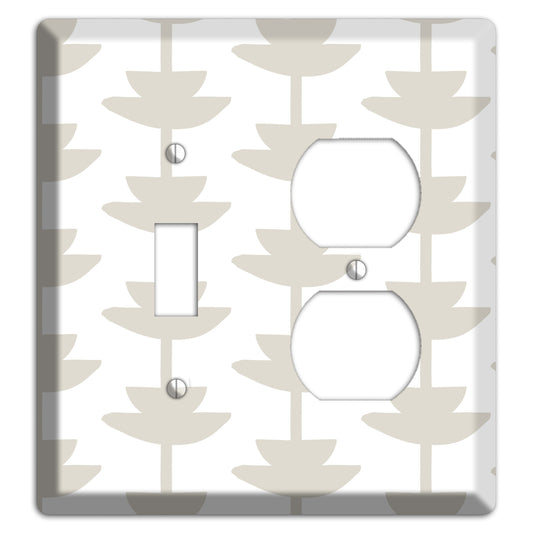 Simple Scandanavian Style P Toggle / Duplex Wallplate