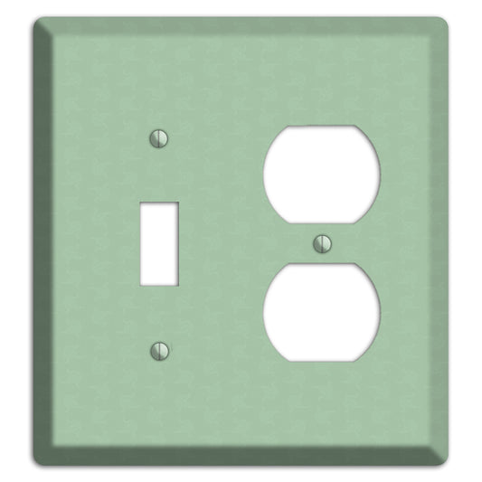 Sage Tiny Cartouche Toggle / Duplex Wallplate