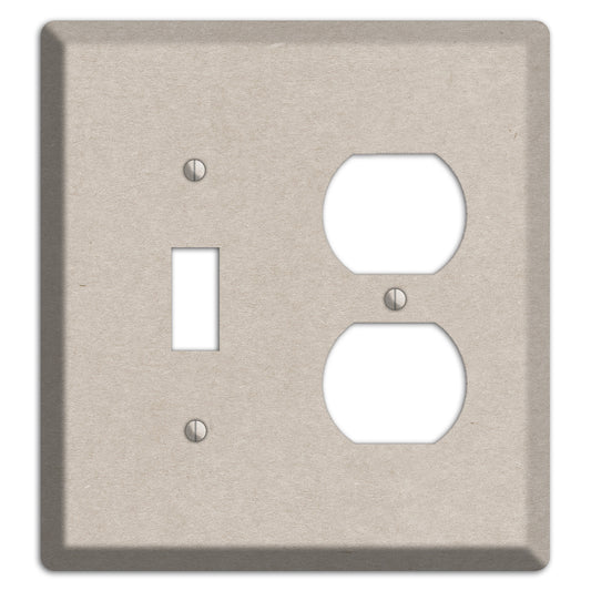 Bison Hide Kraft Toggle / Duplex Wallplate