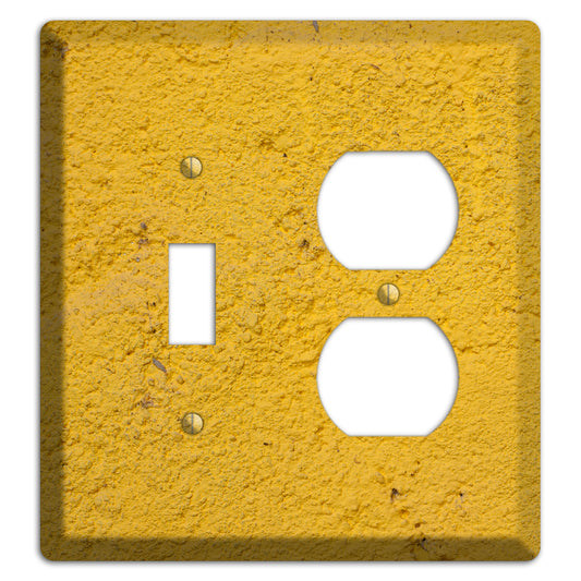 Yellow Concrete Toggle / Duplex Wallplate